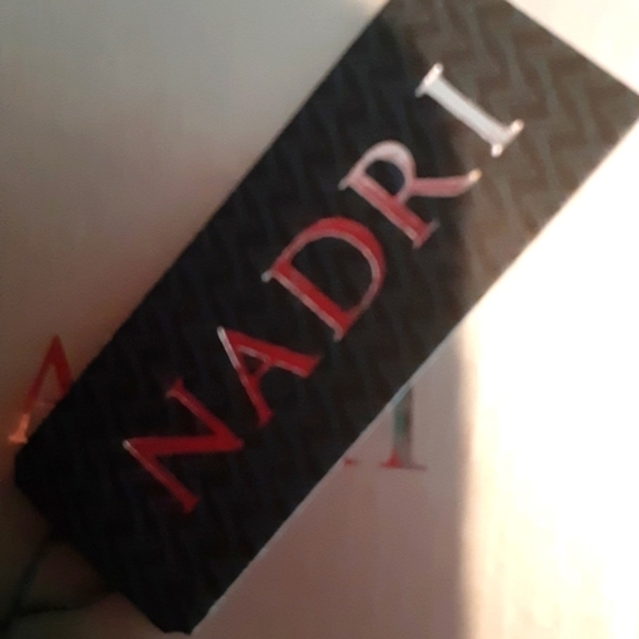 NADRI CZ Bar Pendant Necklace Rainbow New - Picture 4 of 4